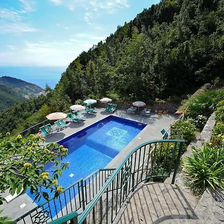 别墅 Aurora's, Con Piscina, Vista Mare E Garage *